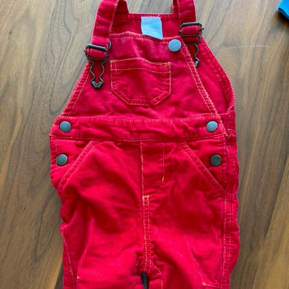 Red Hanna Andersson Overalls